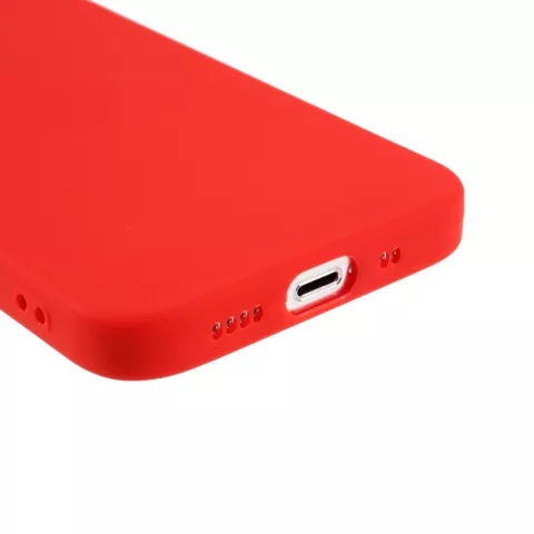 Slim TPU hoesje voor iPhone 13 mini - rood