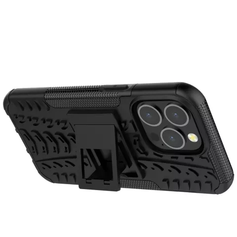 Shockproof TPU met stevig hoesje voor iPhone 13 Pro - zwart