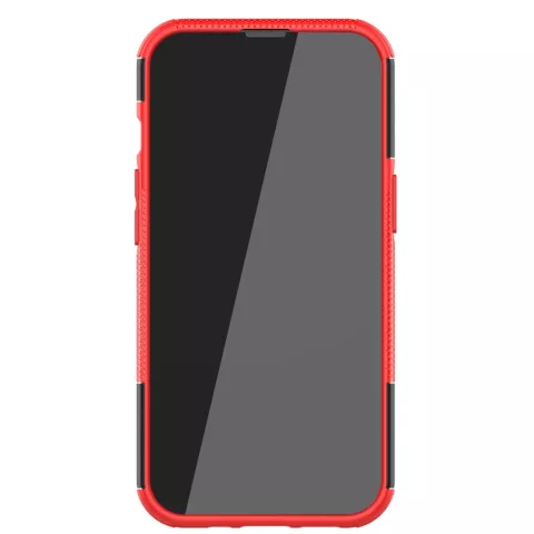 Shockproof TPU met stevig hoesje voor iPhone 13 Pro - rood en zwart