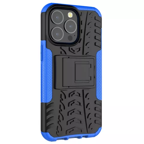 Shockproof TPU met stevig hoesje voor iPhone 13 Pro - blauw en zwart