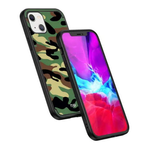 Army TPU legerprint hoesje voor iPhone 13 mini - groen