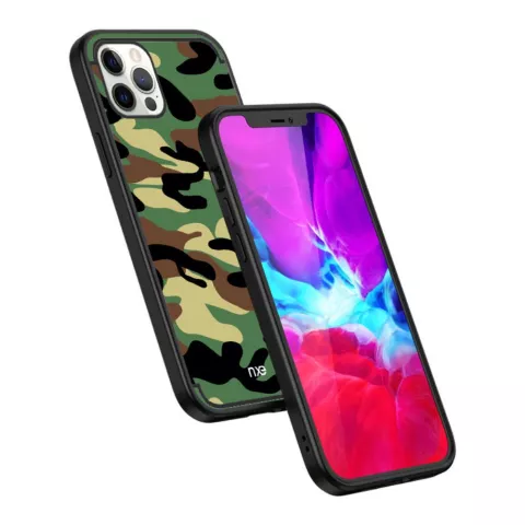 Army TPU legerprint hoesje voor iPhone 13 Pro - groen