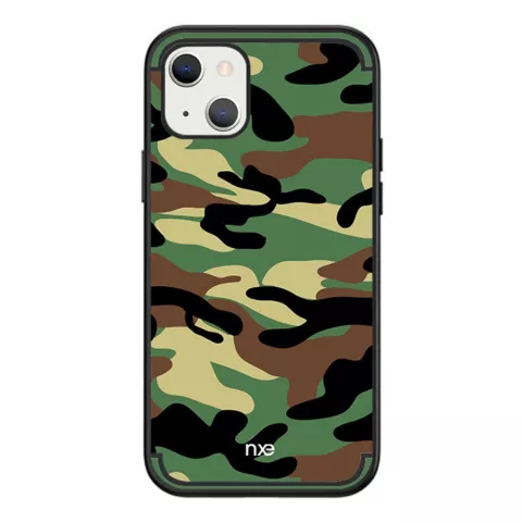 Army TPU legerprint hoesje voor iPhone 13 - groen