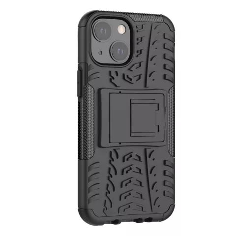 Shockproof TPU met stevig hoesje voor iPhone 13 mini - zwart