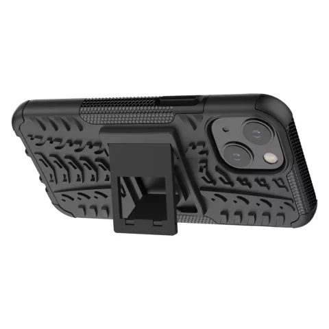 Shockproof TPU met stevig hoesje voor iPhone 13 mini - zwart