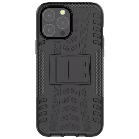 Shockproof TPU met stevig hoesje voor iPhone 13 Pro Max - zwart