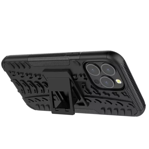 Shockproof TPU met stevig hoesje voor iPhone 13 Pro Max - zwart