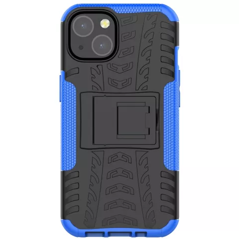 Shockproof TPU met stevig hoesje voor iPhone 13 - blauw