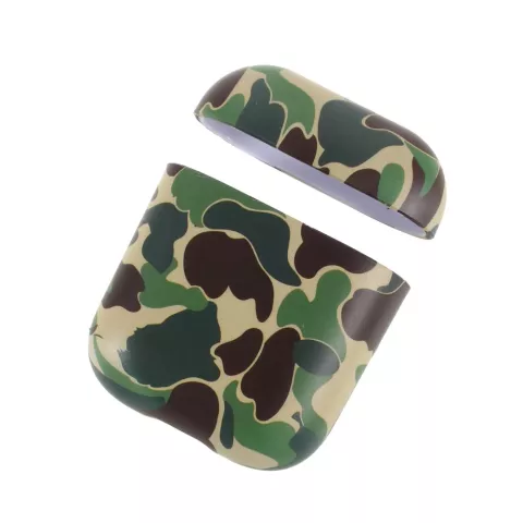 Army legerprint hoesje voor AirPods 1 en 2 - groen