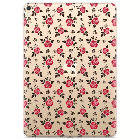 Just in Case Slim TPU rozen hoes voor iPad 10.2 (2019 2020 2021) - transparant