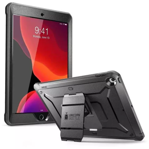 Supcase Unicorn Beetle hoes geschikt voor iPad 10.2 (2019 2020 2021) - zwart