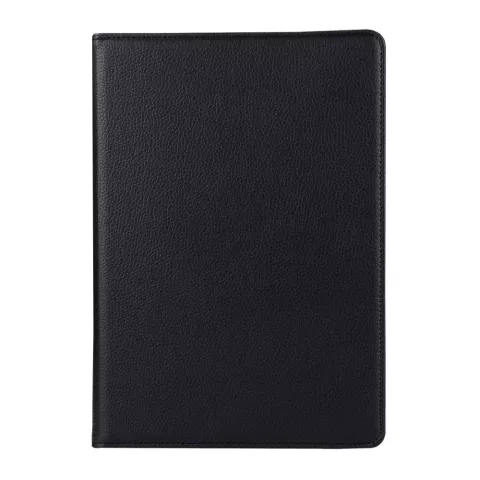 Just in Case Rotating 360 kunstleer hoes geschikt voor iPad 10.2 (2019 2020 2021) - zwart