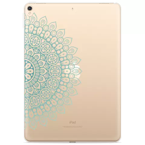 Just in Case Slim TPU een mandala hoes voor iPad 10.2 (2019 2020 2021) - transparant