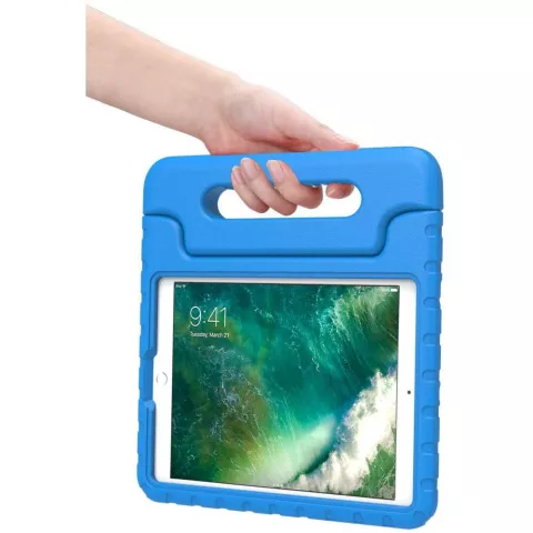 Just in Case Kids Case Stand EVA hoes geschikt voor iPad Air 1 &amp; iPad Air 2 - blauw