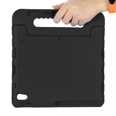 Just in Case Kids Case Stand EVA hoes geschikt voor iPad Air 4 10.9 2020 &amp; iPad Air 5 2022 - zwart