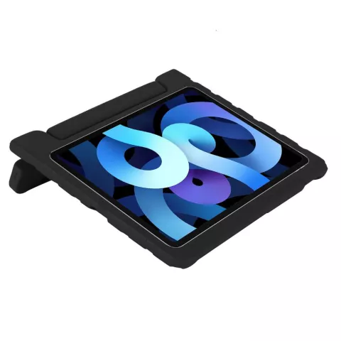 Just in Case Kids Case Stand EVA hoes geschikt voor iPad Air 4 10.9 2020 &amp; iPad Air 5 2022 - zwart