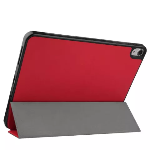 Just in Case Smart Tri-Fold hoes voor iPad Air 4 10.9 2020 &amp; iPad Air 5 2022 - rood