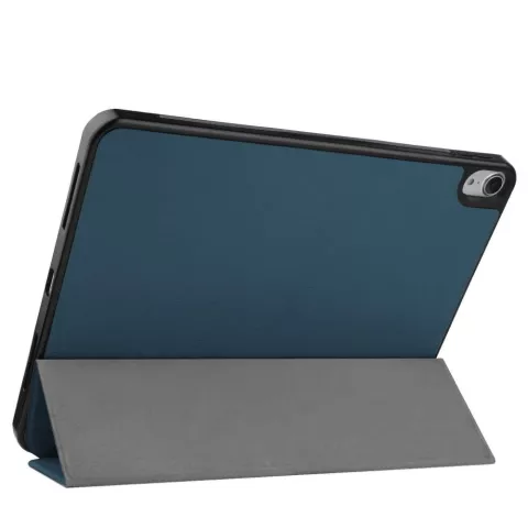 Just in Case Smart Tri-Fold hoesje voor iPad Air 4 10.9 2020 &amp; iPad Air 5 2022 Pencilhouder - blauw