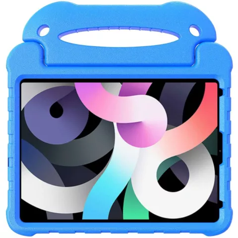 Just in Case Kids Case Stand EVA hoes voor iPad Air 4 10.9 2020 &amp; iPad Air 5 2022 - blauw