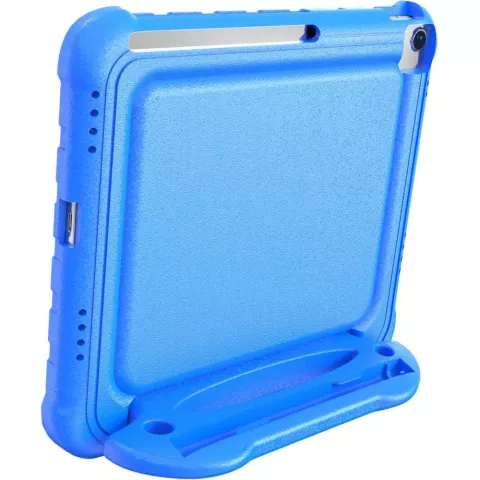 Just in Case Kids Case Stand EVA hoes voor iPad Air 4 10.9 2020 &amp; iPad Air 5 2022 - blauw