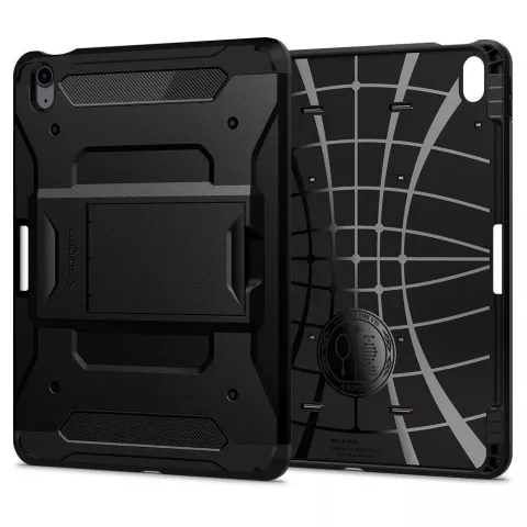 Spigen Tough Armor Tech hoes voor iPad Air 4 10.9 2020 &amp; iPad Air 5 2022 - zwart
