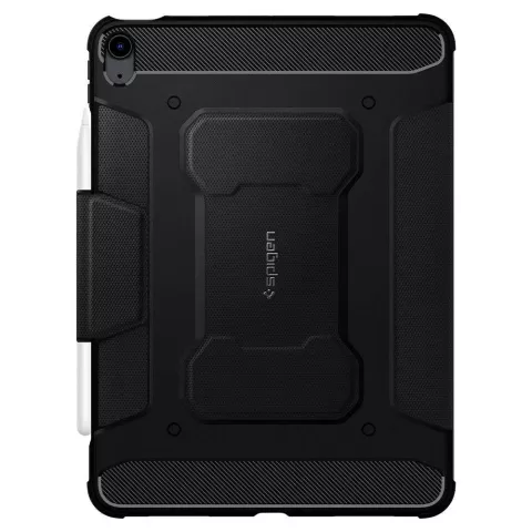 Spigen Rugged Armor met Air Cushion hoes voor iPad Air 4 10.9 2020 &amp; iPad Air 5 2022 - zwart