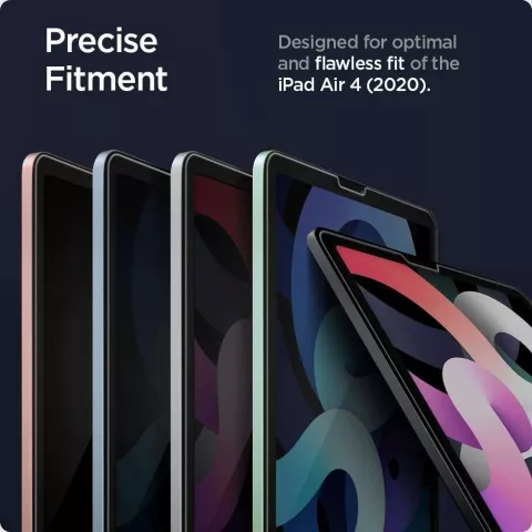 Spigen Glass + Frame screenprotector voor iPad Air 4 10.9 2020 &amp; iPad Air 5 2022 &amp; iPad Pro 11 2018 2020 2021