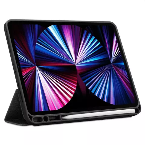 Spigen Urban Fit kunstleer hoes geschikt voor iPad Pro 11 (2018 2020 2021 2022) - zwart