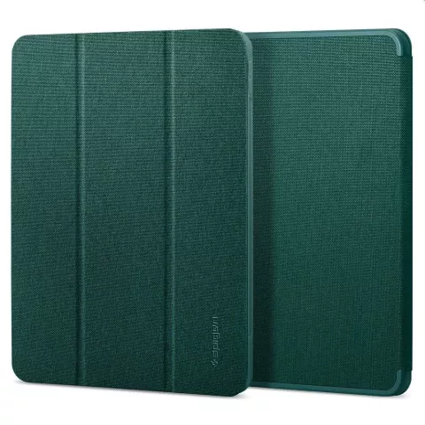 Spigen Urban Fit kunstleer hoes geschikt voor iPad Pro 11 (2018 2020 2021 2022) - groen