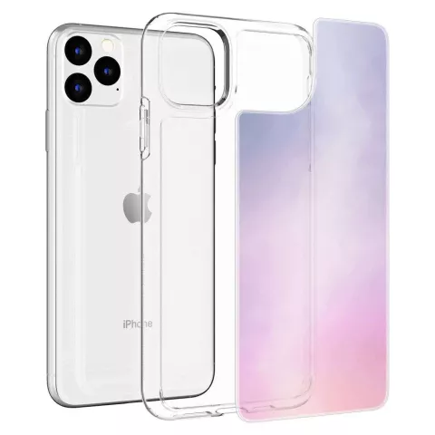 Spigen Hybrid Quartz TPU met Air Cushion hoesje voor iPhone 11 Pro - transparant paars