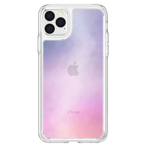 Spigen Hybrid Quartz TPU met Air Cushion hoesje voor iPhone 11 Pro - transparant paars