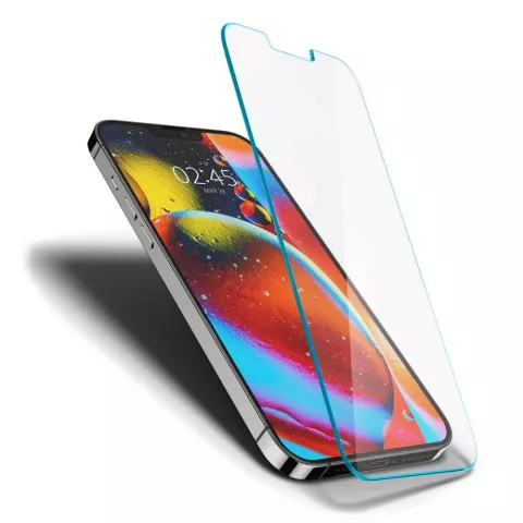 Spigen Glas tR Slim screenprotector geschikt voor iPhone 13 en iPhone 13 Pro - transparant