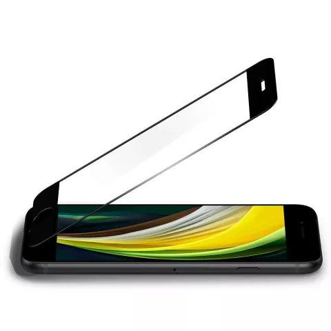 Spigen AlignMaster Full Cover Glass + Frame screenprotector geschikt voor iPhone 7, 8 en SE 2020 SE 2022
