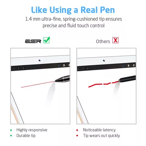 ESR Digital Stylus Pen - Black