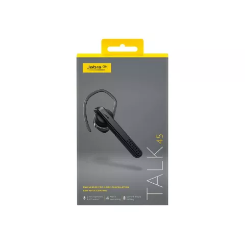 Jabra Talk 45 Bluetooth Mono Oortje Zwart