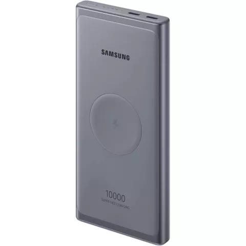 Samsung Wireless Qi Charging Draadloos Opladen Powerbank USB-C 10000 mAh - Zilver