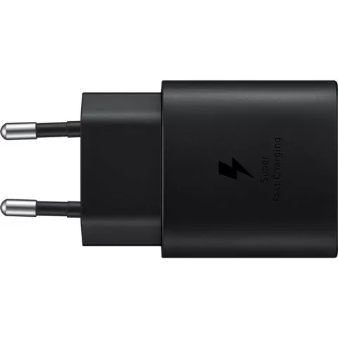 Samsung USB-C Fast Charger Snellader Oplader 25W zonder kabel - Zwart