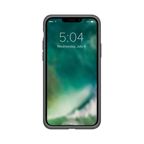 Xqisit Eco Flex Anti Bac Biologisch afbreekbaar hoesje geschikt voor iPhone 13 Pro - grijs
