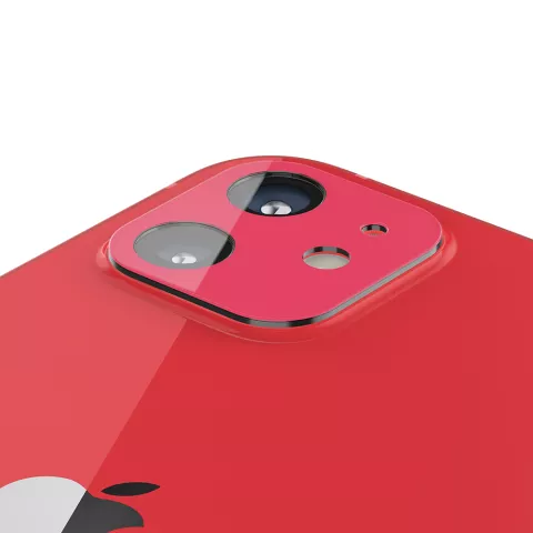 Spigen Glas tR Optik Lens (2 Pack) lensprotector voor iPhone 12 mini - rood