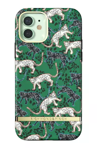 Richmond &amp; Finch Green Leopard luipaarden hoesje voor iPhone 12 en iPhone 12 Pro - groen