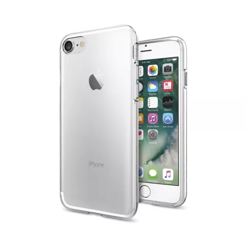 Spigen Liquid Crystal TPU Air Cushion hoesje geschikt voor iPhone 7 8 en iPhone SE 2020 SE 2022 - transparant