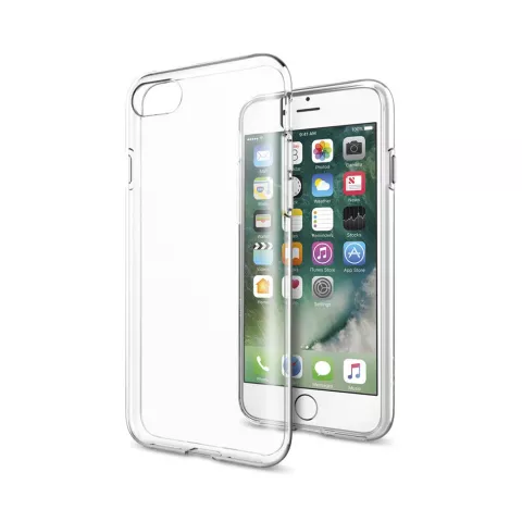 Spigen Liquid Crystal TPU Air Cushion hoesje voor iPhone 7 8 en iPhone SE 2020 SE 2022 - transparant