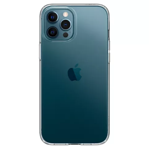 Spigen Liquid Crystal TPU met Air Cushion hoesje geschikt voor iPhone 12 en iPhone 12 Pro - transparant