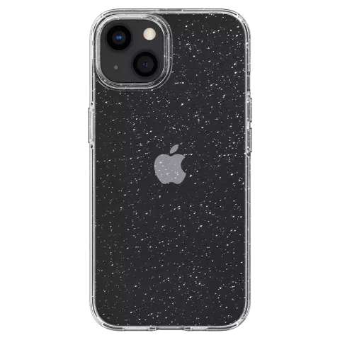 Spigen Liquid Crystal Glitter TPU met Air Cushion hoesje voor iPhone 13 - transparant