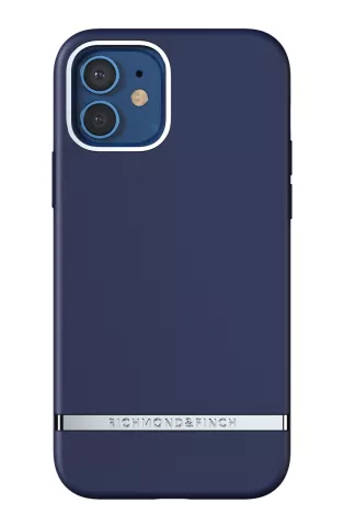 Richmond &amp; Finch Navy hoesje voor iPhone 12 en iPhone 12 Pro - blauw