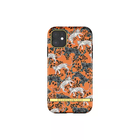 Richmond &amp; Finch Orange Leopard luipaarden hoesje voor iPhone 11 - oranje