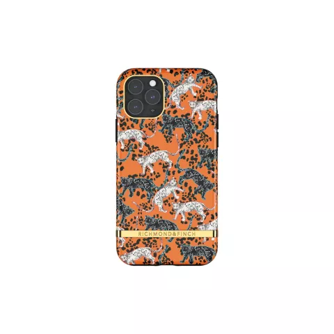Richmond &amp; Finch Orange Leopard luipaarden hoesje voor iPhone 11 Pro - oranje