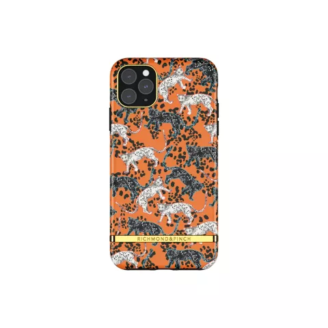 Richmond &amp; Finch Orange Leopard luipaarden hoesje voor iPhone 11 Pro Max - oranje