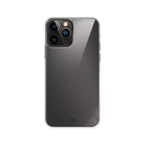 Xqisit Phantom glass Anti Bac tpu en gehard glas hoesje geschikt voor iPhone 12 Pro Max - transparant