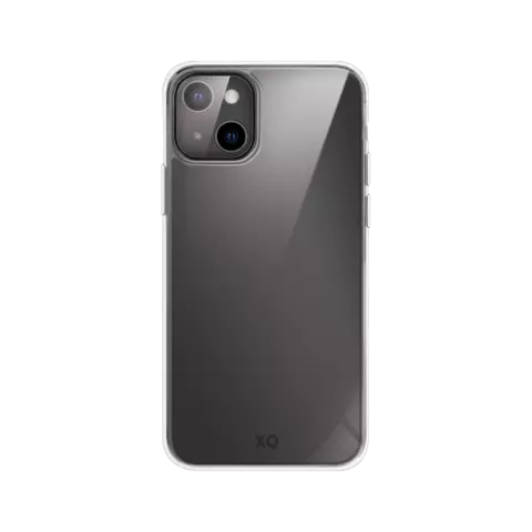 Xqisit Phantom glass Anti Bac tpu en gehard glas hoesje geschikt voor iPhone 13 mini - transparant